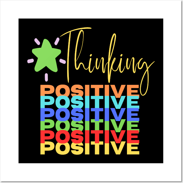 POSITIVE THINKING Wall Art by HTA DESIGNS